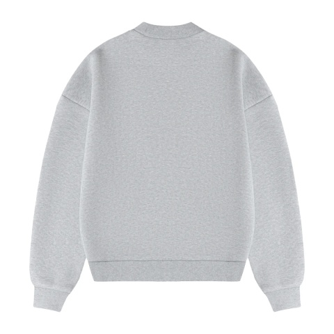 HEAVY BOXY CREWNECK - FLOWER GRAY