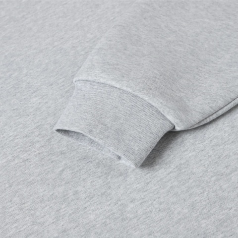 HEAVY BOXY CREWNECK - FLOWER GRAY