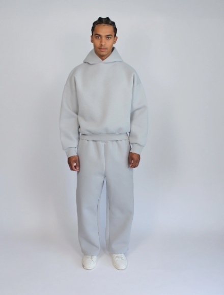 HEAVY BOXY HOODIE - ARCTIC GRAY