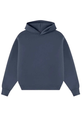 HEAVY BOXY HOODIE - DARK BLUE