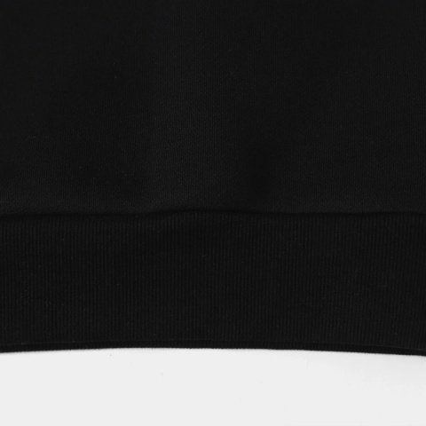 HEAVY BOXY QUARTER ZIP - BLACK