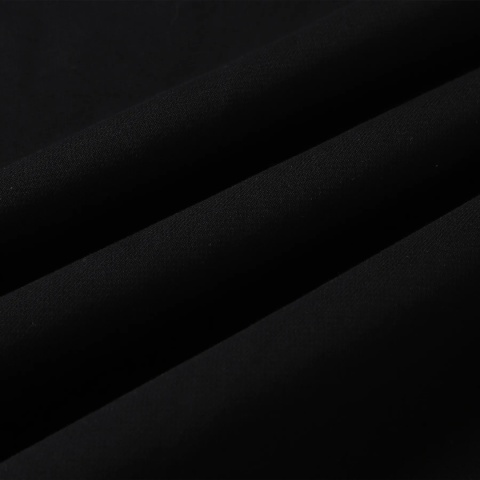 HEAVY BOXY QUARTER ZIP - BLACK