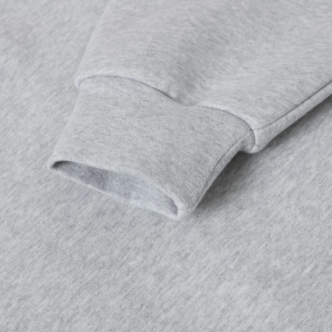 HEAVY BOXY QUARTER ZIP - GRAY
