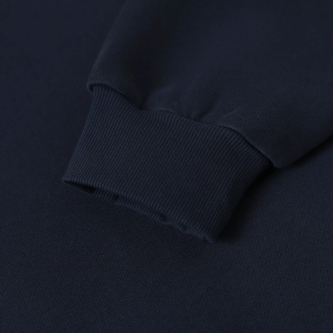 HEAVY BOXY QUARTER ZIP - NAVY