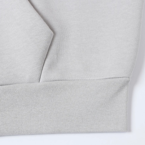 HEAVY BOXY ZIP-UP HOODIE - ARCTIC GRAY