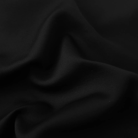 HEAVY BOXY ZIP-UP HOODIE - BLACK