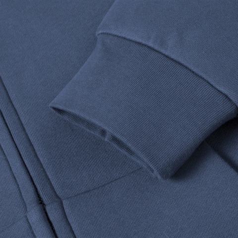 HEAVY BOXY ZIP-UP HOODIE - DARK BLUE