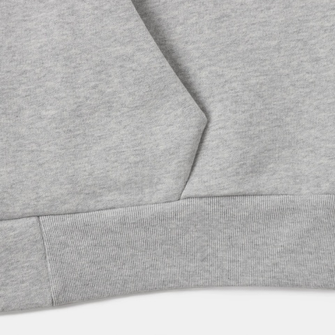 HEAVY BOXY ZIP-UP HOODIE - FLOWER GRAY