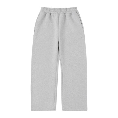 HEAVY LOOSE FIT PANTS - FLOWER GRAY