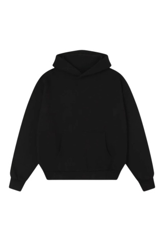 FLOWY HOODIE - BLACK