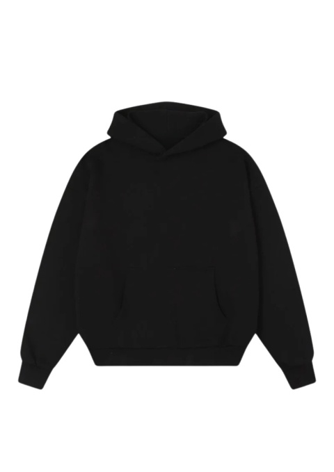 FLOWY HOODIE - BLACK