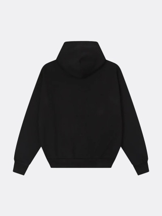 FLOWY HOODIE - BLACK
