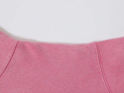 BOXY ZIP-UP HOODIE - WASHED PINK