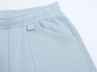 COZY BAGGY SHORTS - BABY BLUE