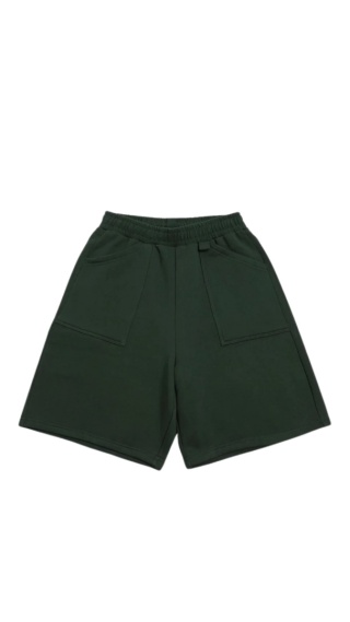 COZY BAGGY SHORTS - GREEN