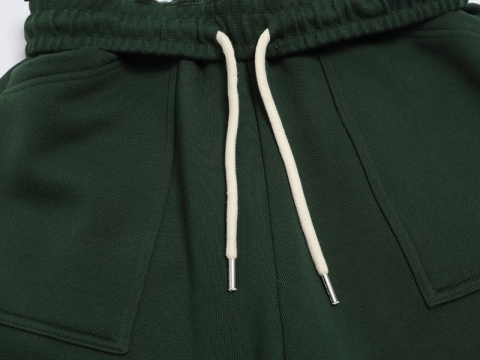 COZY BAGGY SHORTS - GREEN